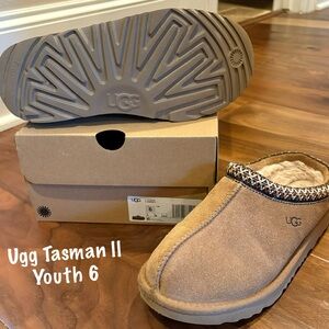 UGG Kids Tasman II Brown Slippers